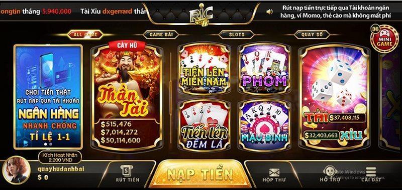 RicWin là sân chơi casino online được nhiều người yêu thích