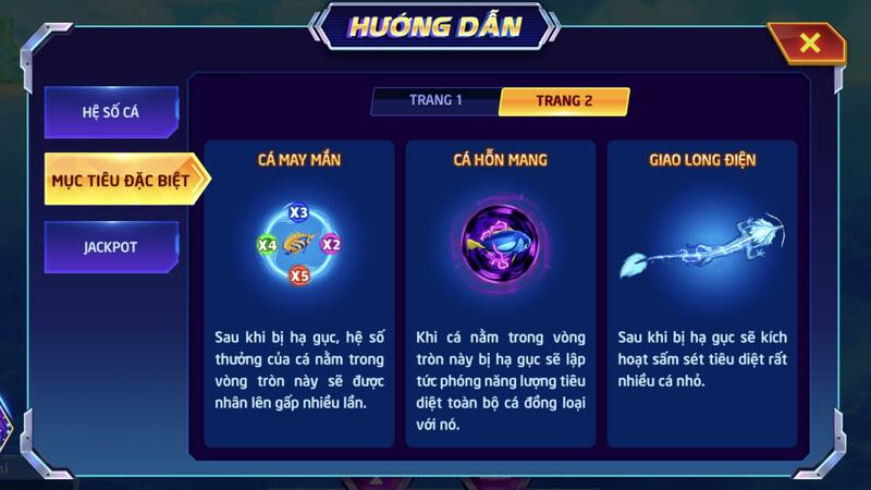 Một số mục tiêu đặc biệt sẽ xuất hiện trong Bắn cá Vin168