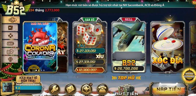 Cổng game B52 mang đến nhiều cơ hội kiếm tiền khủng cho bet thủ