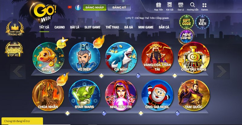 Tại GoWin bạn sẽ được trải nghiệm Casino online hàng đầu Châu Á