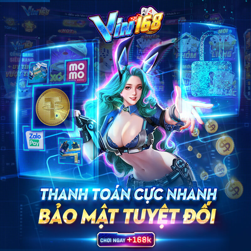 Game đánh bài Vin168 triển khai nhiều dịch vụ tiện ích